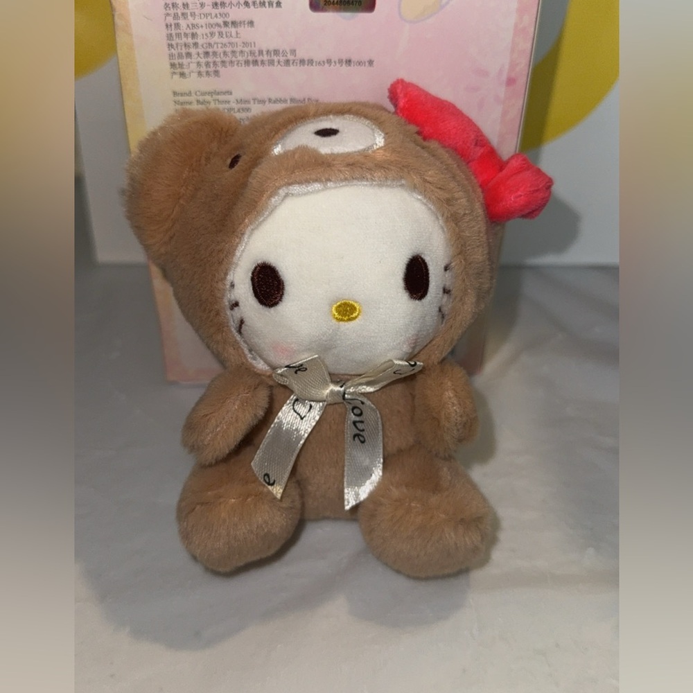 Hello Kitty, Kromi, & Stitch Plush Toy Keychain